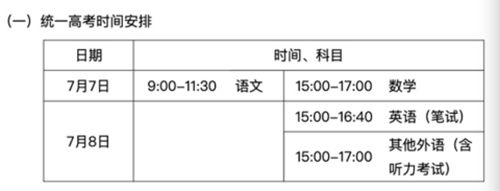 北京高考成绩7月25日发布 7月27-31日填报志愿