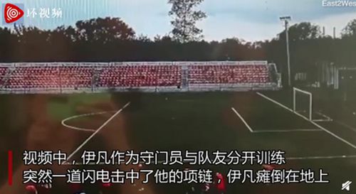 足球运动员射门时被一道闪电劈中！真相来了
