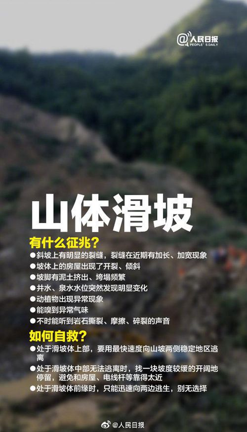 中国气象局连发三个预警：暴雨、山洪灾害、地质灾害