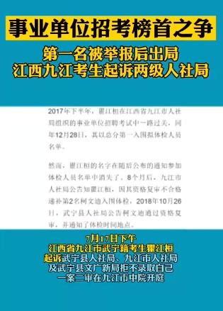 事业单位招聘|事业单位招聘第1名被第2举报出局怎么回事？事发哪里的事业单位招聘？