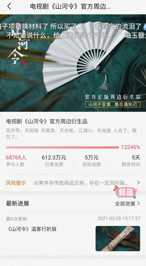 《山河令》戏服拍卖创纪录 温客行最爱红衣破20万!