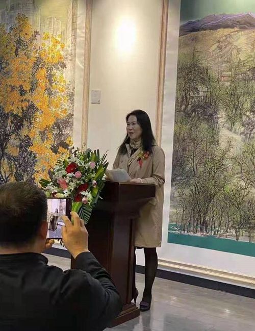 此次画展由国安静赏轩艺术馆,刘颖书画工作室主办,《中国艺术家》杂志